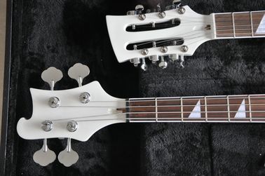 Cuello doble 4 cuerdas 4003 BAJO GUITARRA y 12 cuerdas guitarra eléctrica color puede guitarra personalizada puente R grande proveedor