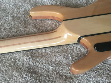 Guitarra de bajo personalizada Ken Smith bajo 5 cuerdas Cuello a través del cuerpo Hardwares dorados Wilkson puentes original Dot incrustación y acto proveedor