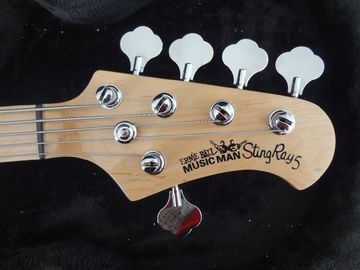 5 cuerdas bajo guitarra Ernie bola músico Sting Ray5 bajo color Sunburst Recogidas activas proveedor
