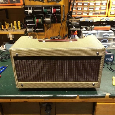 2025 Tweedle Dee Deluxe 5E3 Mods de estilo clásico con cabeza de tweed, mano pura con tablero de eyelet, 6V6GT * 2, 12AX7 * 2, 5Y3GT * 1, gran amplificador, acepta el amplificador OEM proveedor