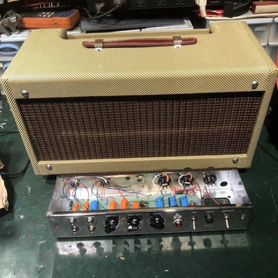 2025 Tweedle Dee Deluxe 5E3 Mods de estilo clásico con cabeza de tweed, mano pura con tablero de eyelet, 6V6GT * 2, 12AX7 * 2, 5Y3GT * 1, gran amplificador, acepta el amplificador OEM proveedor