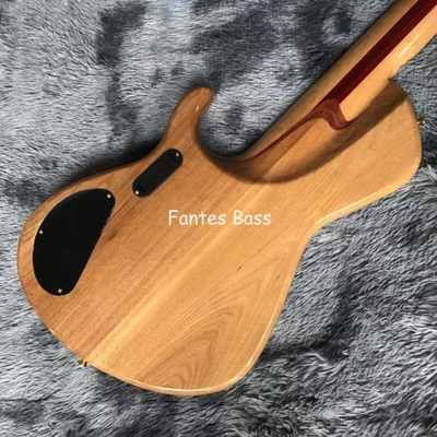 Cuello a través del cuerpo Ash madera 6 cuerdas ButterFY estilo Bajo eléctrico 940mm escala alargar proveedor