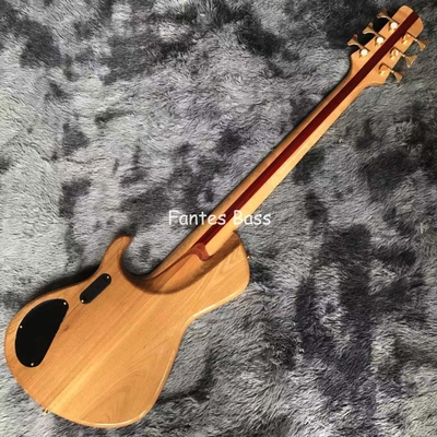 Cuello a través del cuerpo Ash madera 6 cuerdas ButterFY estilo Bajo eléctrico 940mm escala alargar proveedor