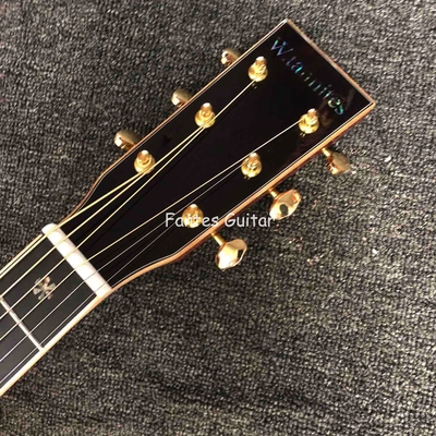 Guitarra acústica de estilo Martin OM estilo 42 de abeto sólido de cedro con afinación vintage proveedor