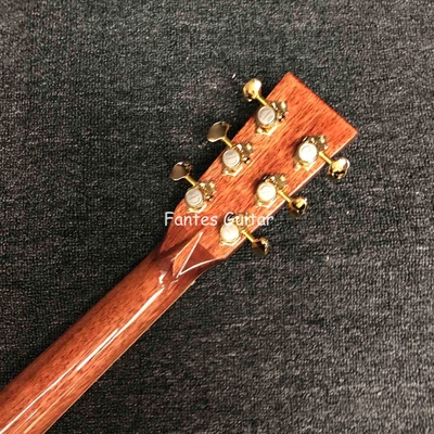 Guitarra acústica de estilo Martin OM estilo 42 de abeto sólido de cedro con afinación vintage proveedor