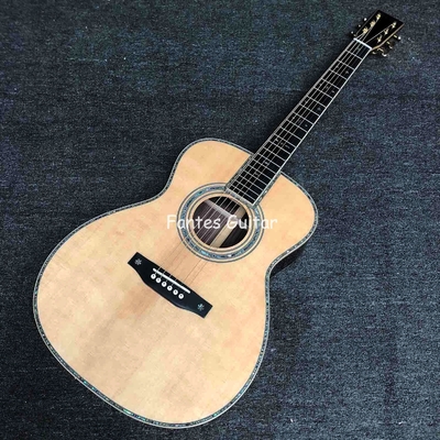 Guitarra acústica de estilo Martin OM estilo 42 de abeto sólido de cedro con afinación vintage proveedor