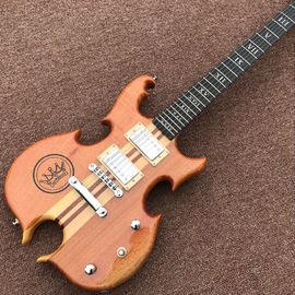 Tienda personalizada, trabajo duro de alta calidad.6 Guitarra eléctrica de cuerdas.Guitarra de tablero de ébano.apoyo la personalización proveedor