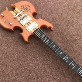 Tienda personalizada, trabajo duro de alta calidad.6 Guitarra eléctrica de cuerdas.Guitarra de tablero de ébano.apoyo la personalización proveedor