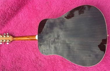 Sunburst Chibson J45 guitarra acústica de lujo Real Abalone Inlays cuerpo de madera de rosa J45 guitarra acústica eléctrica proveedor