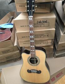 Estilo Gibson compositor zurdo de estudio de lujo guitarra acústica proveedor