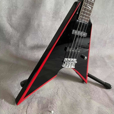 Guitarra de bajo eléctrica de 4 cuerdas en forma de V proveedor