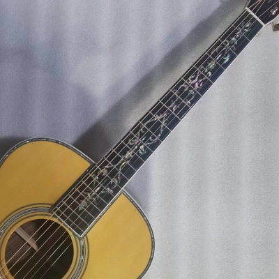Custom Martin estilo OM cuerpo sólido santo lado trasero guitarra acústica de 40 pulgadas proveedor