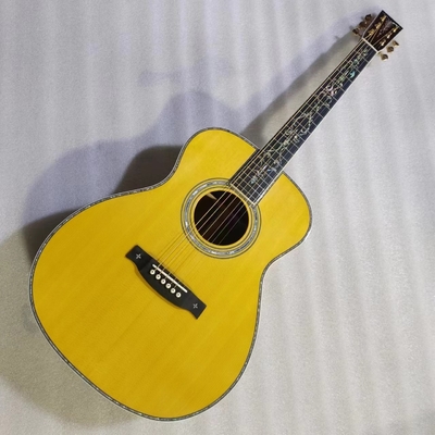 Custom Martin estilo OM cuerpo sólido santo lado trasero guitarra acústica de 40 pulgadas proveedor