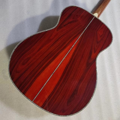 Custom Martin estilo OM cuerpo sólido santo lado trasero guitarra acústica de 40 pulgadas proveedor