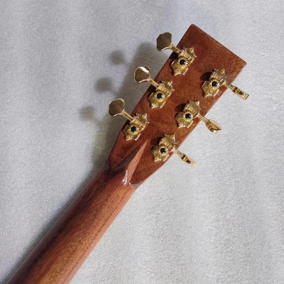 Custom Martin estilo OM cuerpo sólido santo lado trasero guitarra acústica de 40 pulgadas proveedor