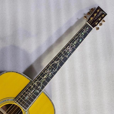 Custom Martin estilo OM cuerpo sólido santo lado trasero guitarra acústica de 40 pulgadas proveedor