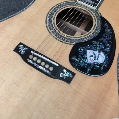 Deluxe Solid Rosewood Reverso 41 pulgadas D100aa Tipo de abeto grabado Guitarra acústica Abalone Inlay proveedor