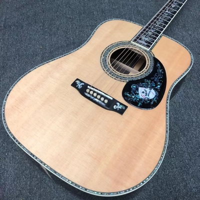 Deluxe Solid Rosewood Reverso 41 pulgadas D100aa Tipo de abeto grabado Guitarra acústica Abalone Inlay proveedor