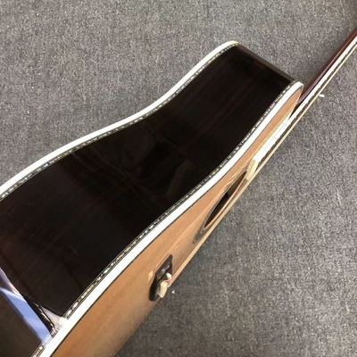 Deluxe Solid Rosewood Reverso 41 pulgadas D100aa Tipo de abeto grabado Guitarra acústica Abalone Inlay proveedor