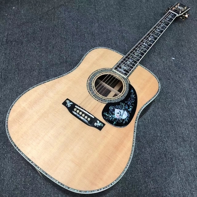 Deluxe Solid Rosewood Reverso 41 pulgadas D100aa Tipo de abeto grabado Guitarra acústica Abalone Inlay proveedor