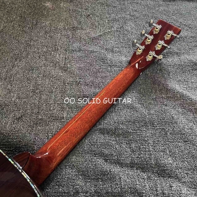 Guitarra acústica de salón folk clásico de madera de rosa india sólida de 38 pulgadas B/S OO cuerpo en color Sunburst proveedor