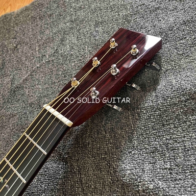 Guitarra acústica de salón folk clásico de madera de rosa india sólida de 38 pulgadas B/S OO cuerpo en color Sunburst proveedor