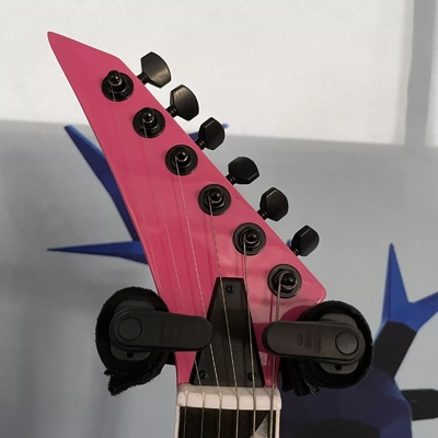 Esquerda Rosa Cola de golondrina V Cuerpo sólido Guitarra eléctrica Abierta 22 Fret proveedor