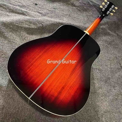 Guitarra acústica J-45 Sunburst de 41 pulgadas, de madera de rosa proveedor