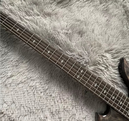 5 cuerdas personalizadas Cuello a través del cuerpo Burl Maple Top Cuerpo especial Bajo eléctrico proveedor