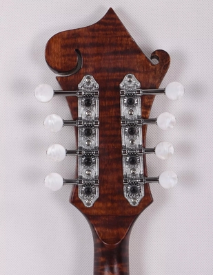 Custom Grand Esculpido a mano de abeto sólido Top 8 cuerdas estilo F Mandolin, acepta Mandolin OEM proveedor
