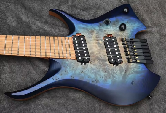Guitarra eléctrica sin cabeza de 7 cuerdas proveedor