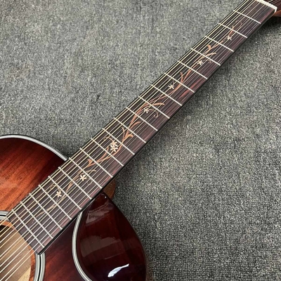 Personalizado 6 cuerdas Hawaiano KOA Top Sólido Hawaiano Koa lados traseros de caoba Cuello de ébano Fretboard Cutaway K24ce Guitarra acústica proveedor