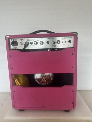 Reverb de sobrealimentación con cable de gran tamaño personalizado 20 Watt 1x12 Combo Purple Suede 2 X EL84 3 X 12ax7 Tubos JJ proveedor