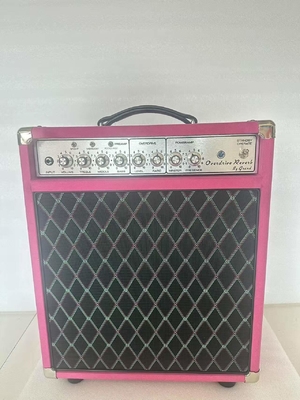 Reverb de sobrealimentación con cable de gran tamaño personalizado 20 Watt 1x12 Combo Purple Suede 2 X EL84 3 X 12ax7 Tubos JJ proveedor