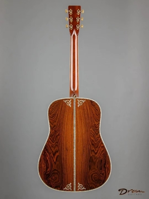 Guitarra acústica Dreadnought de edición limitada de Martin Style D-50 natural con unión de hueso de arenque, guitarra de madera sólida proveedor