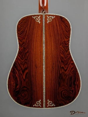 Guitarra acústica Dreadnought de edición limitada de Martin Style D-50 natural con unión de hueso de arenque, guitarra de madera sólida proveedor