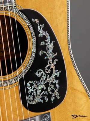 Guitarra acústica Dreadnought de edición limitada de Martin Style D-50 natural con unión de hueso de arenque, guitarra de madera sólida proveedor