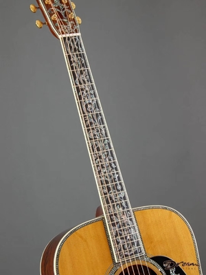 Guitarra acústica Dreadnought de edición limitada de Martin Style D-50 natural con unión de hueso de arenque, guitarra de madera sólida proveedor