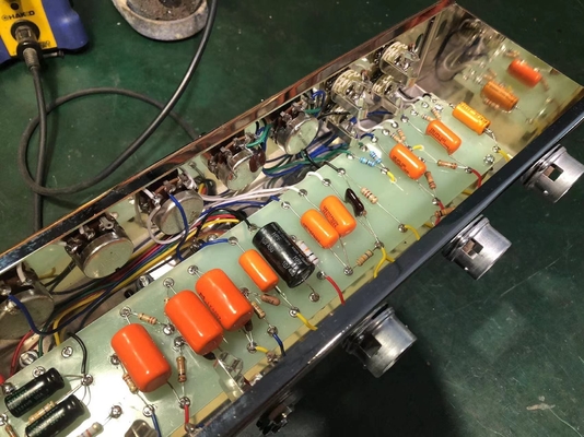 Hecho a medida '59 Fender Clone Tweed Bassman Cabeza proveedor