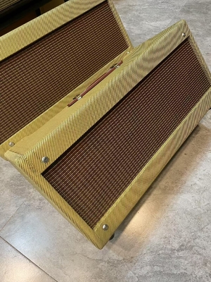 Hecho a medida '59 Fender Clone Tweed Bassman Cabeza proveedor