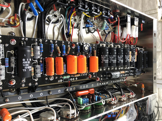 Cancionero de cuerdas de acero personalizado Tono de reverberación limpio SSS20 ECC83S*5 EH 6V6*2, Gran guitarra hecha a mano Amp Head 20W 50W 100W Opcional proveedor