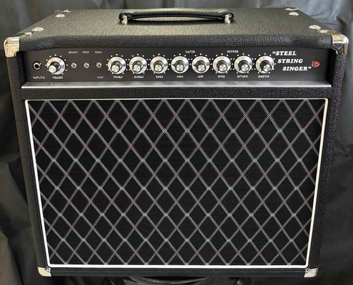 Cancionero de cuerdas de acero personalizado Tono de reverberación limpio SSS20 ECC83S*5 EH 6V6*2, Gran guitarra hecha a mano Amp Head 20W 50W 100W Opcional proveedor