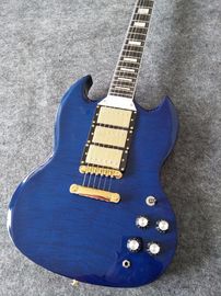 Gibson personalizado 2018 SG personalizado Figurado TOP 3-pickup Guitarra eléctrica proveedor