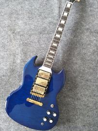 Gibson personalizado 2018 SG personalizado Figurado TOP 3-pickup Guitarra eléctrica proveedor