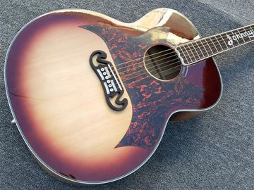 Fabrica Gibson personalizada Johnny Cash G200 Guitarra Acústica 2018, Solid Spruce 43 &quot; G200 vs Guitarra Acústica de Arce proveedor