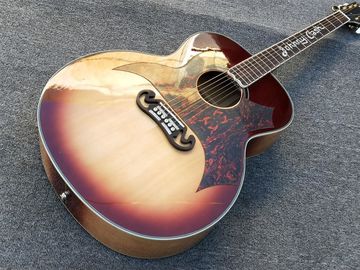 Fabrica Gibson personalizada Johnny Cash G200 Guitarra Acústica 2018, Solid Spruce 43 &quot; G200 vs Guitarra Acústica de Arce proveedor