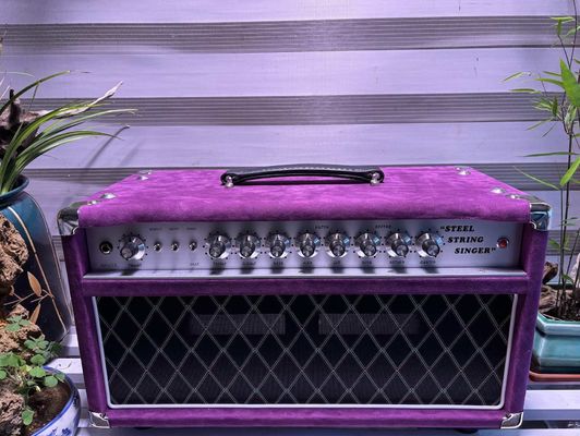 Cabeza de cantante de cuerda de acero de acero 20W 50W 100W con color suedo, gran amplificador modelo SSS proveedor