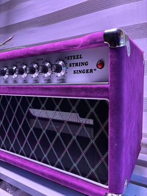 Cabeza de cantante de cuerda de acero de acero 20W 50W 100W con color suedo, gran amplificador modelo SSS proveedor