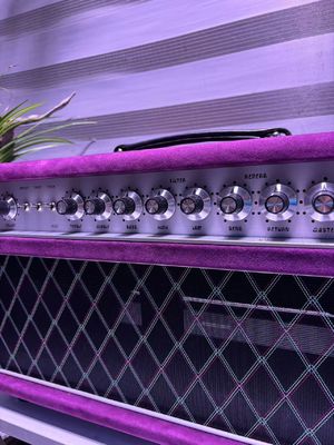 Cabeza de cantante de cuerda de acero de acero 20W 50W 100W con color suedo, gran amplificador modelo SSS proveedor