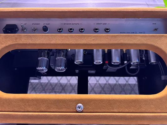 Cabeza de cantante de cuerda de acero de acero 20W 50W 100W con color marrón sueco, gran amplificador modelo SSS proveedor
